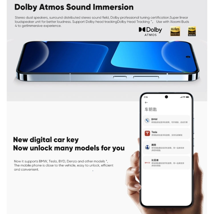 Triple Back Cameras, 6.36 inch In-screen Fingerprint Identification MIUI 14 Qualcomm Snapdragon 8 Gen 2 Octa Core up to 3.2GHz, Network: 5G, NFC, Wireless Charging Function, Xiaomi 13 12GB+256GB Triple Back Cameras, 6.36 inch In-screen Fingerprint Identification MIUI 14 Qualcomm Snapdragon 8 Gen 2 Octa Core up to 3.2GHz, Network: 5G, NFC, Wireless Charging Function, Xiaomi 13 12GB+256GB